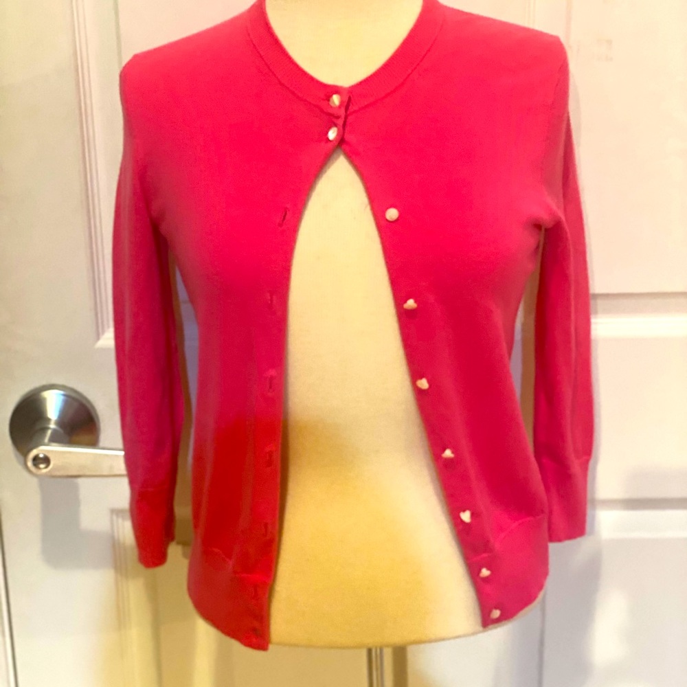 J Crew Pink Cardigan